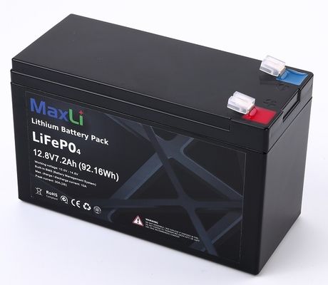 De navulbare 12 Batterij van het Volt7.2ah Lithium Lifepo4