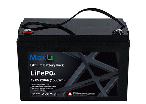 van het Lithiumion deep cycle battery IP56 van 12V 120Ah de Bijlagebescherming